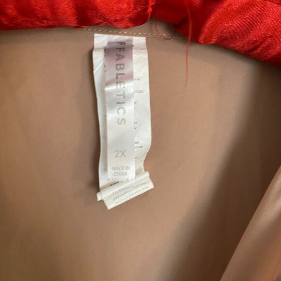 Fabletics Harmony Woven Jumpsuit Lisa Koshy tan 2X - Picture 9 of 9